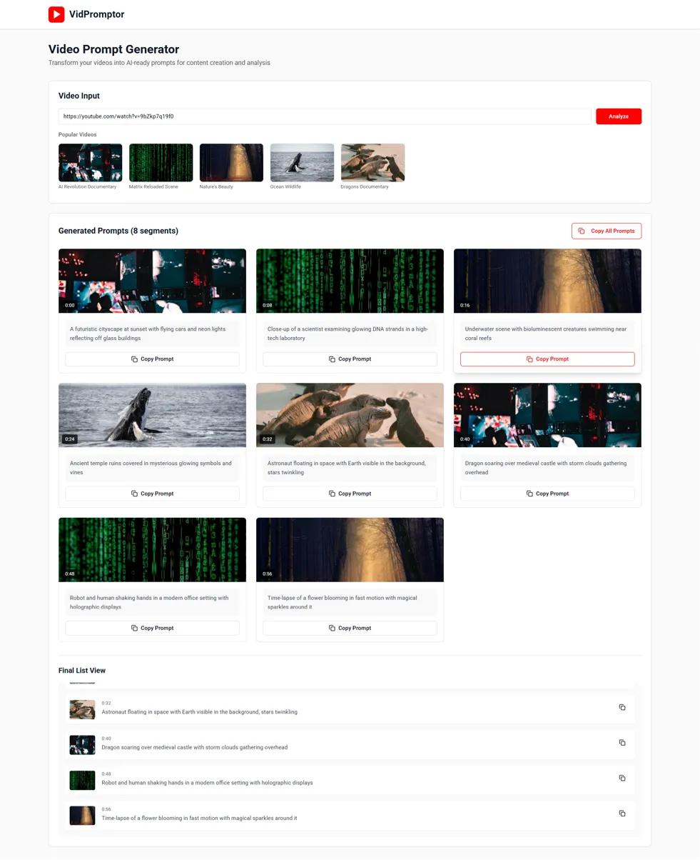 Video Prompt Generator